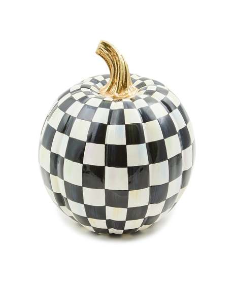 Courtly Check Glossy Small Pumpkin