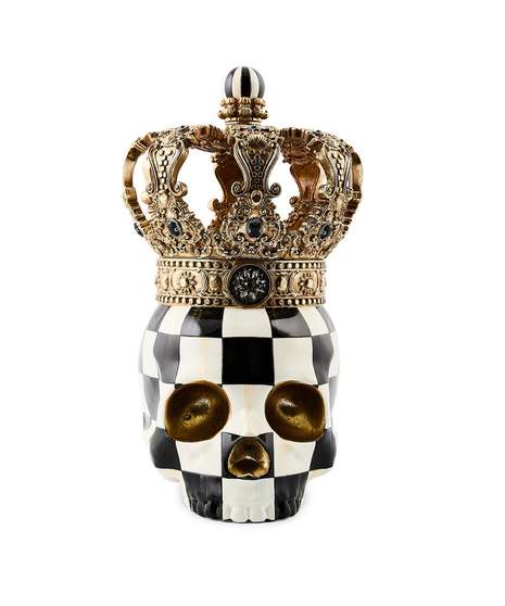 Courtly Check Crowned Skull