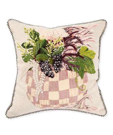 Harvest Pumpkin Bouquet Throw Pillow