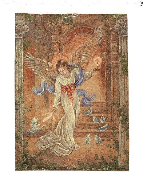 Angel of Light Memorial Throw