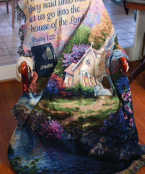Church in the Country Memorial Throw