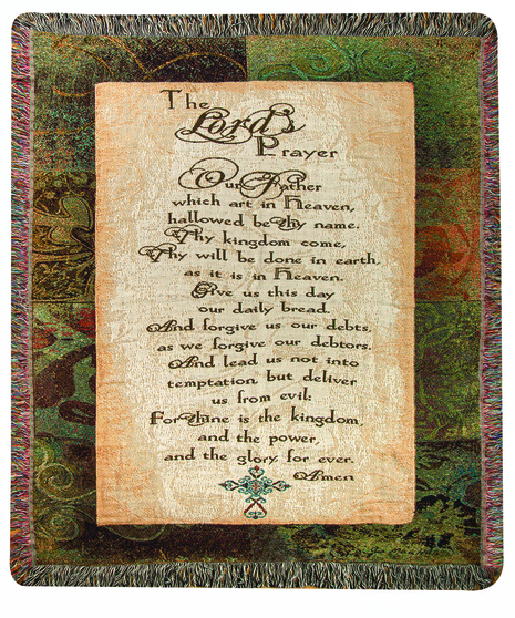 The Lord's Prayer Memorial Throw