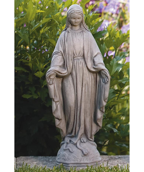 Massarelli Blessed Mother Statue Stoneware 