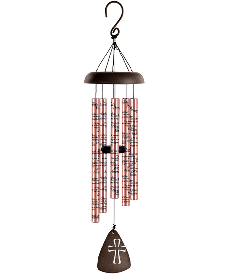 Lord's Prayer Wind Chime - Rose Gold Uniontown, PA