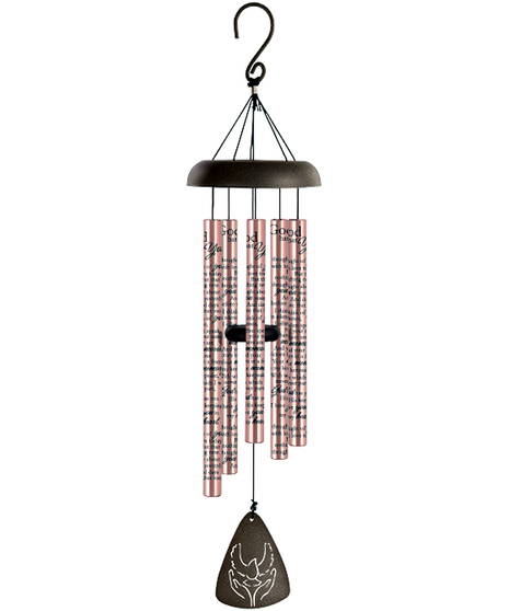God Has You Wind Chime - Rose Gold