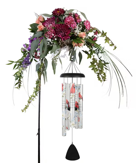 Cardinals Appear Wind Chime