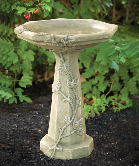 Large Vine Bird Bath