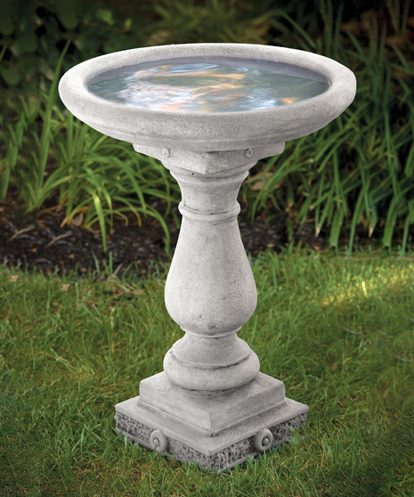 Embossed Bird Bath