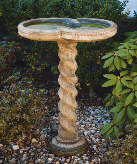 Spiral Bird Bath