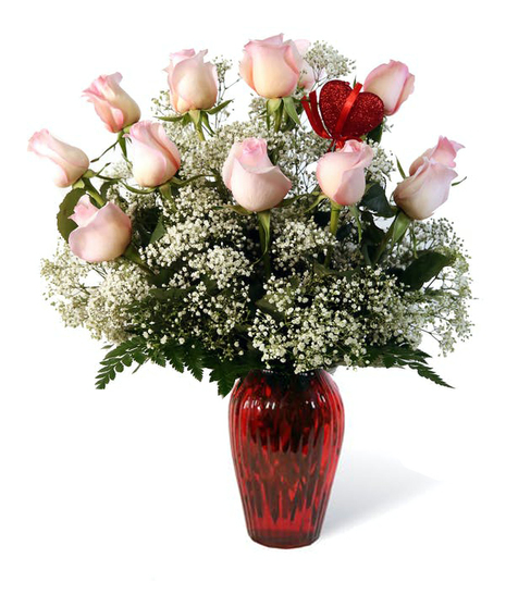 Valentine's Day Pink Roses Uniontown, PA