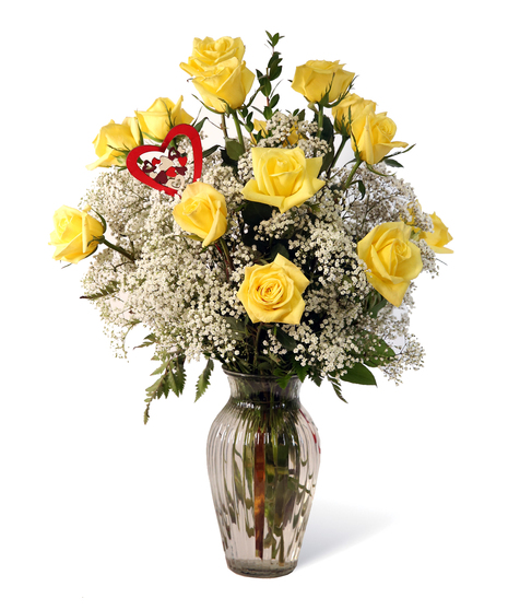 Valentine's Day Yellow Roses Uniontown, PA