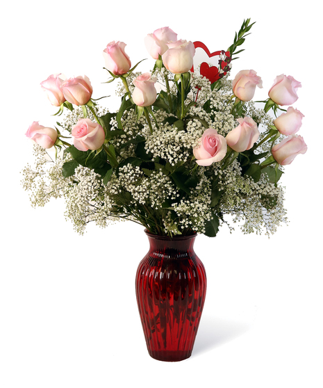 Valentine's Day Pink Roses Uniontown, PA