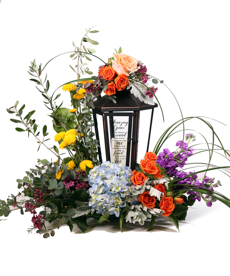 Amazing Grace - Metal Lantern