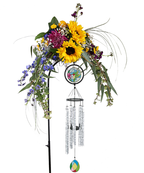 Serenity Prayer Stained Glass Wind Chime Uniontown, PA