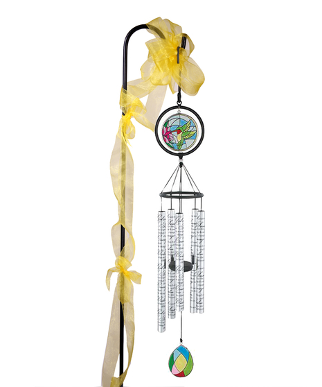 Serenity Prayer Stained Glass Wind Chime Uniontown, PA