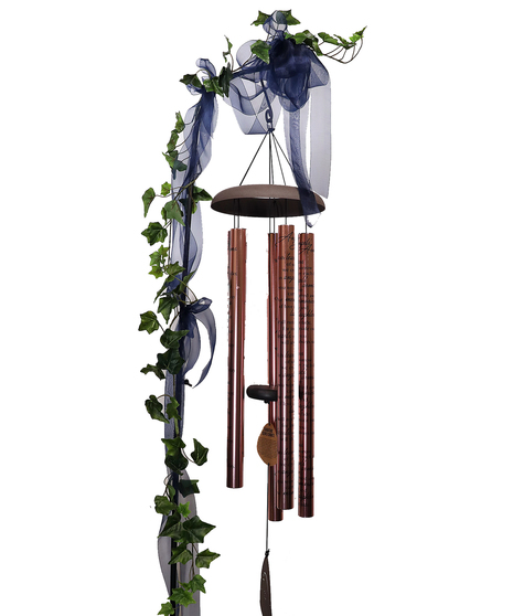 23rd Psalm Wind Chime - Rose Gold Uniontown, PA