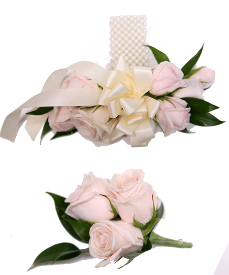 Blush Wrist Corsage Uniontown, PA