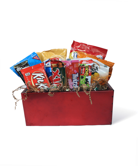 Santa Snack Basket
