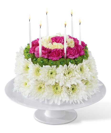 Wonderful Wishes Floral Cake