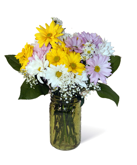 Tall Tinted Mason Jar