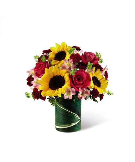 Sunflowers & Pink Roses Uniontown (PA) Neubauer's Flowers & Gifts