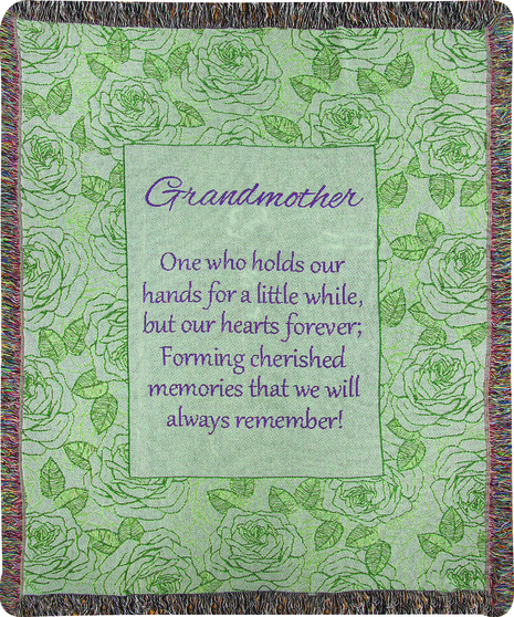 Grandmother Memorial Throw