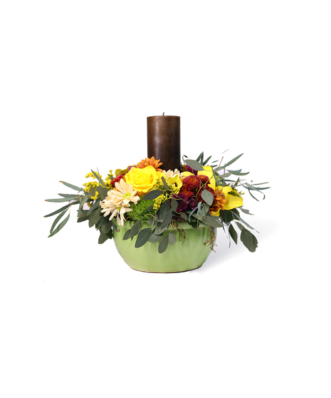Glowing Centerpiece Uniontown (PA) Neubauer's Flowers
