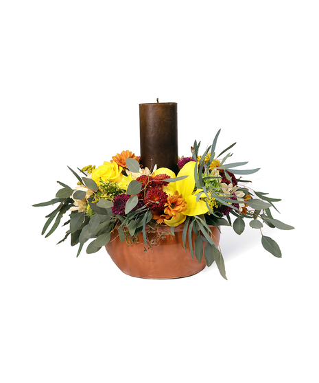 Glowing Centerpiece Uniontown (PA) Neubauer's Flowers
