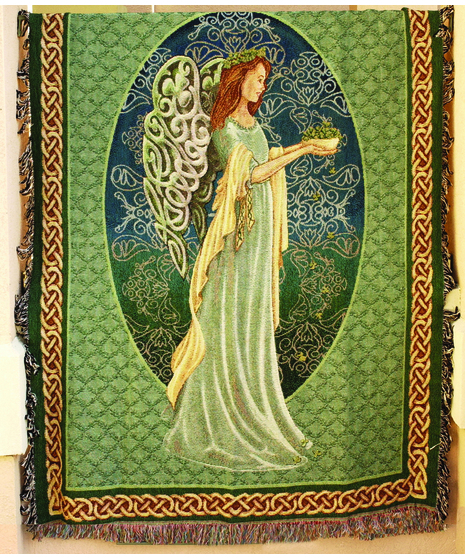 Irish Angel Memorial Throw
