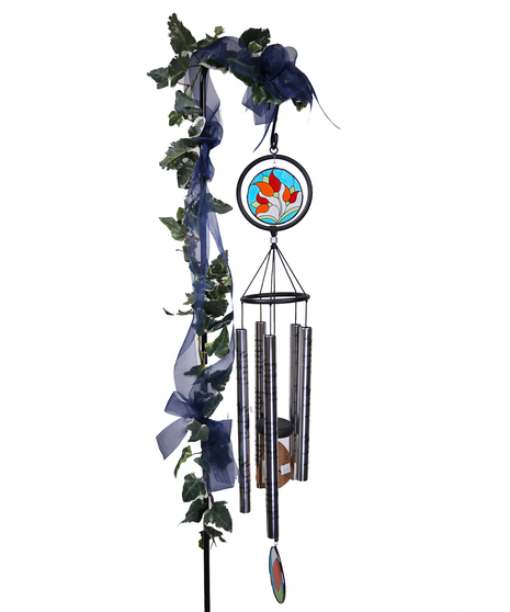 In Memory Stained Glass Wind Chime Uniontown, PA