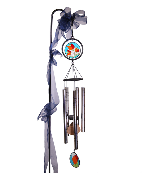 In Memory Stained Glass Wind Chime Uniontown, PA