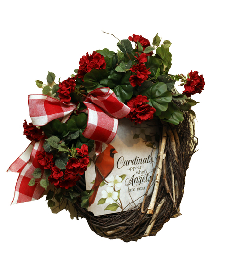 Cardinals Appear Wreath