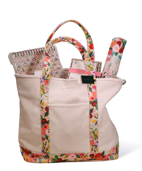 Rifle Paper Co Canvas Carry All
