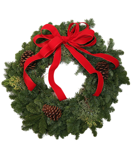 Moderate Decorated Pine Wreath Uniontown, PA