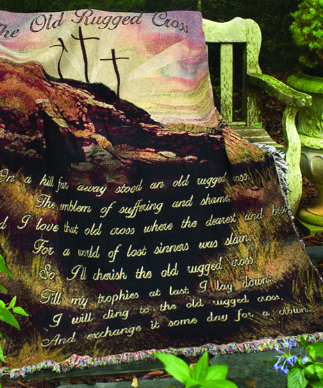 The Old Rugged Cross Memorial Throw