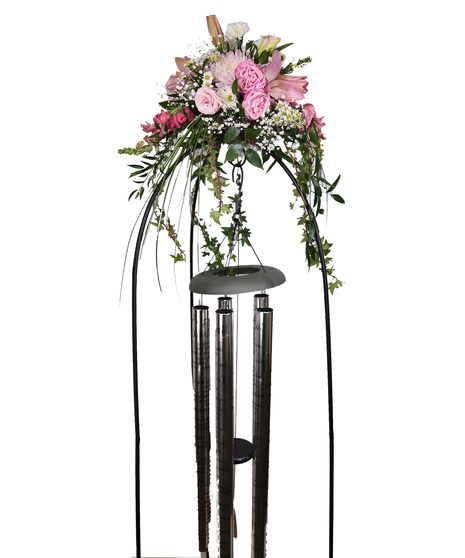 Wind Chime Sympathy Arrangement — O'REILLEY FLORAL & DESIGN