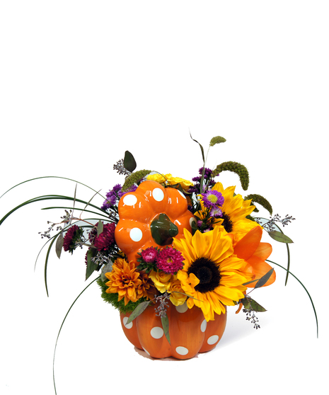 Polka Dot Pumpkin