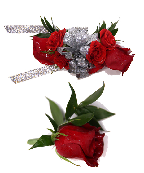 Red Rose Wrist Corsage Uniontown, PA