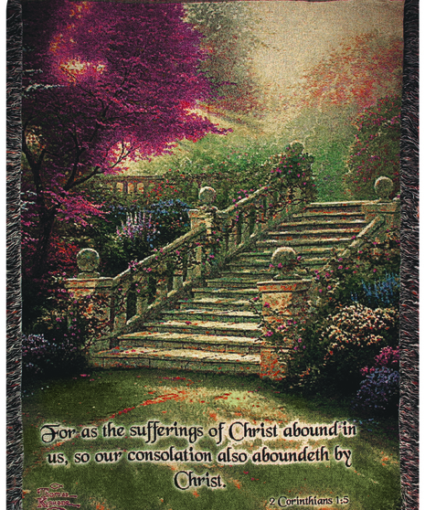 Stairway To Paradise Memorial Throw