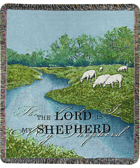 The Lord is My Shepherd Memorial Throw Uniontown, PA