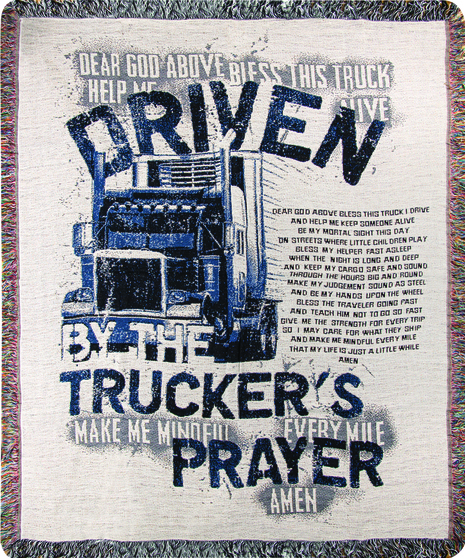 Trucker's Prayer Memorial Throw Uniontown, PA