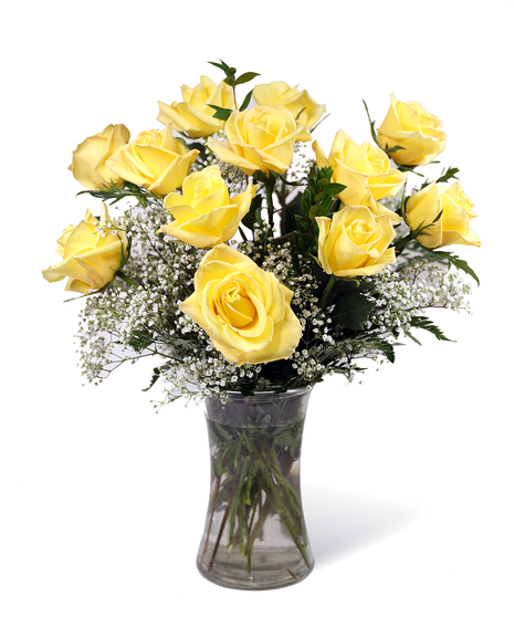 Yellow Dozen Roses Uniontown, PA