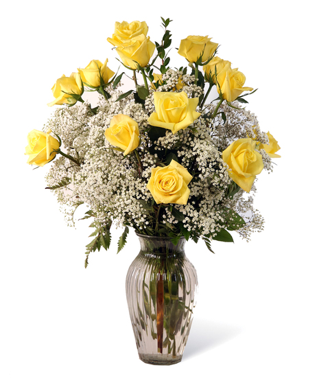 Yellow Dozen Roses - Neubauer's Flowers