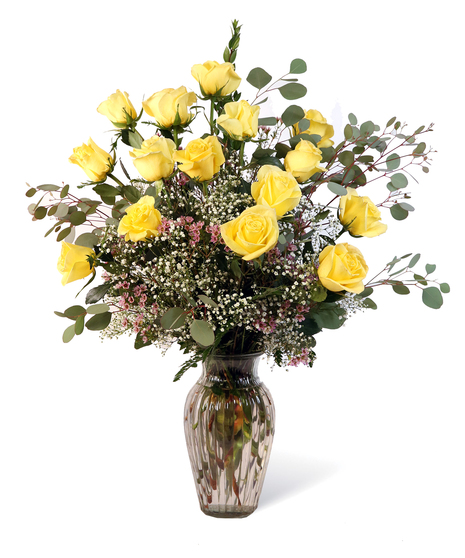 Yellow Dozen Roses