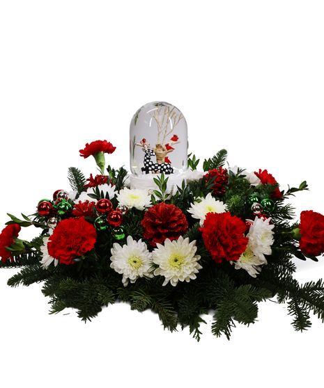 MacKenzie-Childs Snow Globe Centerpiece