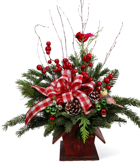 Birdhouse With Flowers Uniontown, Pa